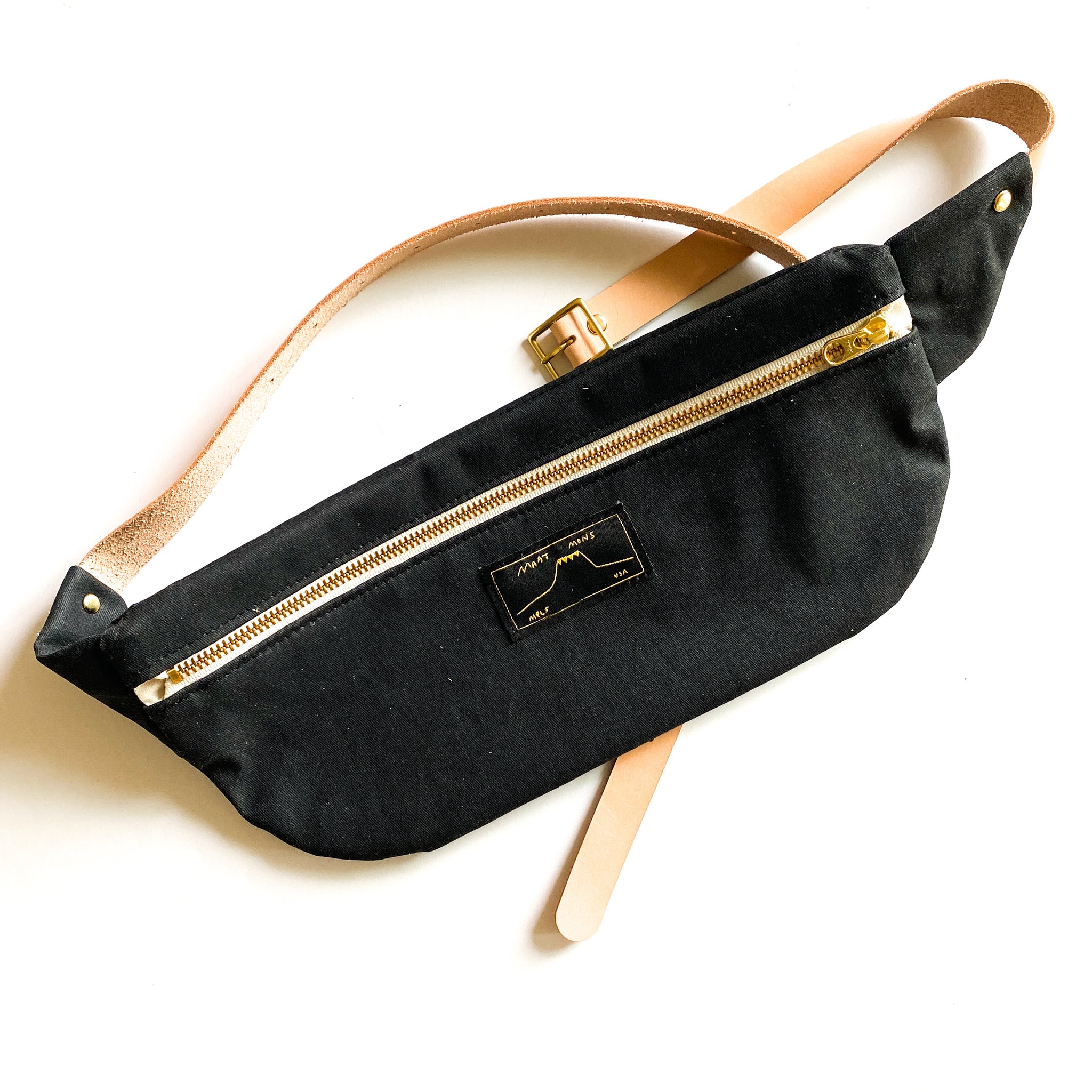 Zip Top Hip Bag – 4.3-09  Fine Leather Handbag by Hip Bag Company
