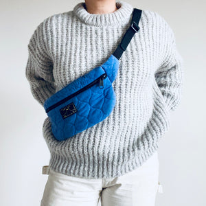 Hip Bag- Quilted Indigo