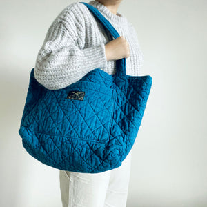 Quilted Tote-Small Indigo Batch No.4